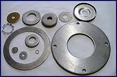 Aluminum, steel, stainless steel washers, discs, slugs, circles, diaphragms, blanks